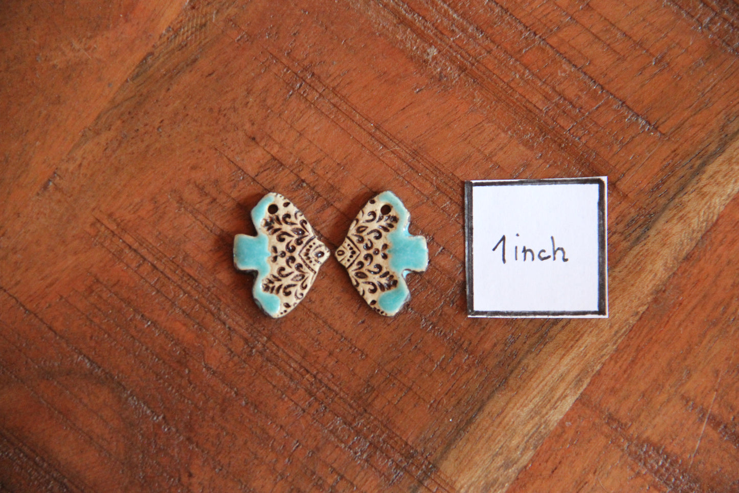 BIRDS... very lightweight ceramic earring dangles