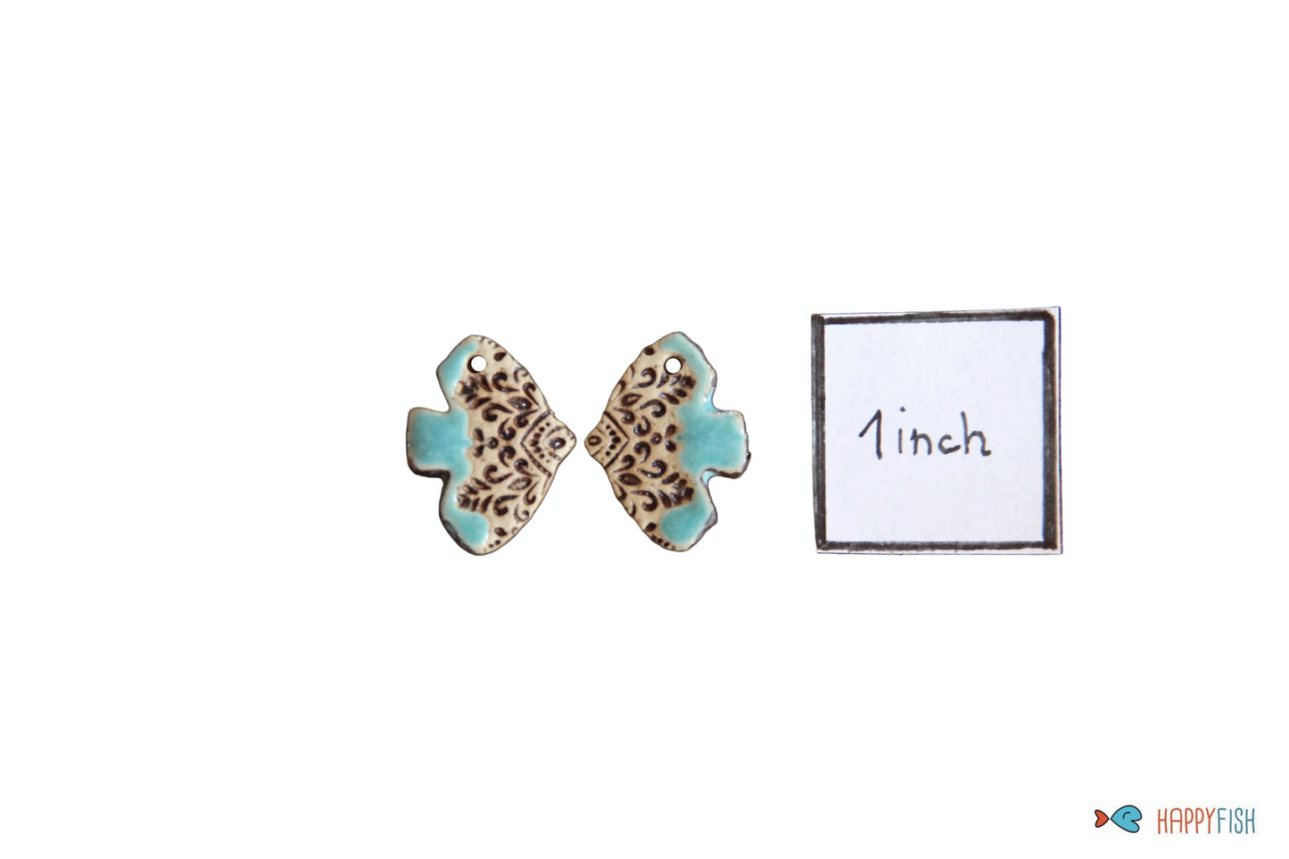 BIRDS... very lightweight ceramic earring dangles