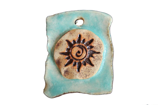 Here comes the Sun... Rustic Stoneware Focal