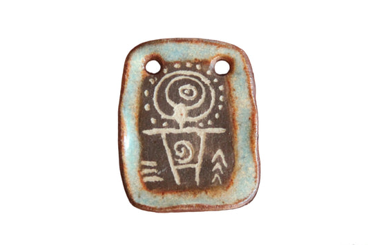 Rustic Stoneware Pendant