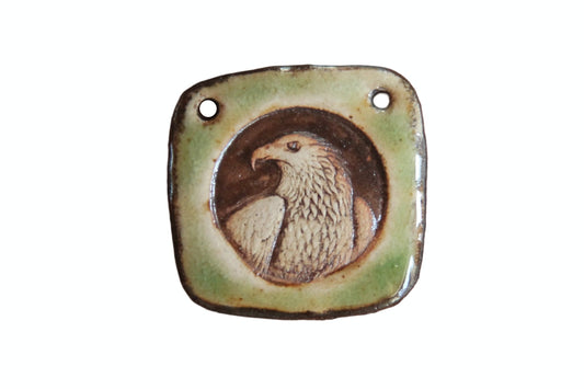 Eagle... rustic focal pendant