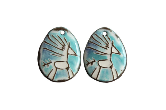 Inspired by cave drawings... white horses