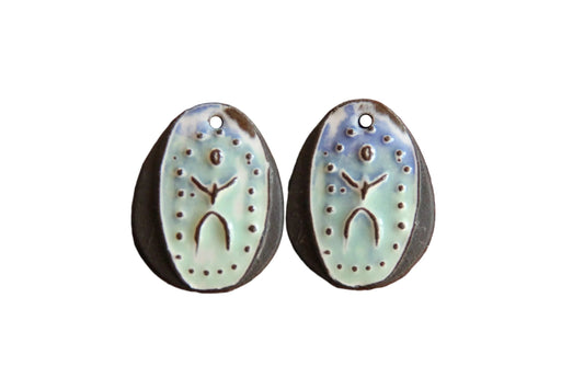 Little people... ceramic earring dangles