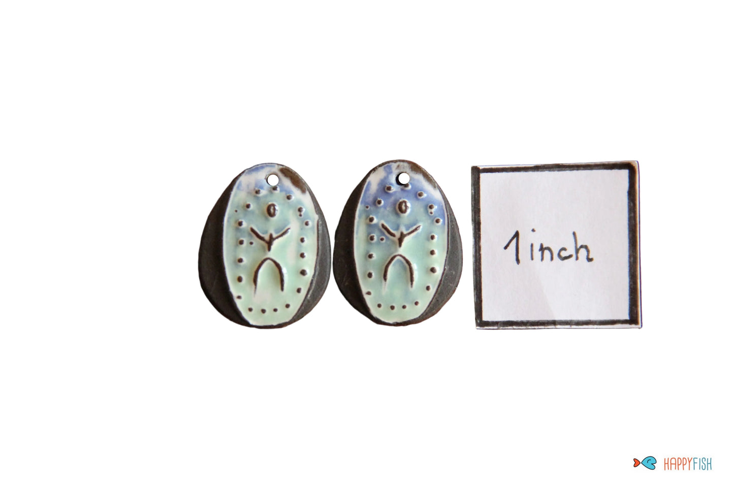 Little people... ceramic earring dangles