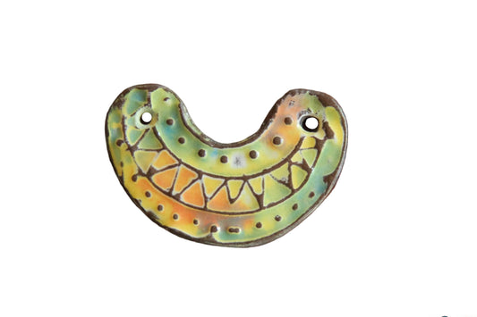 Ceramic pendant in pastel colors