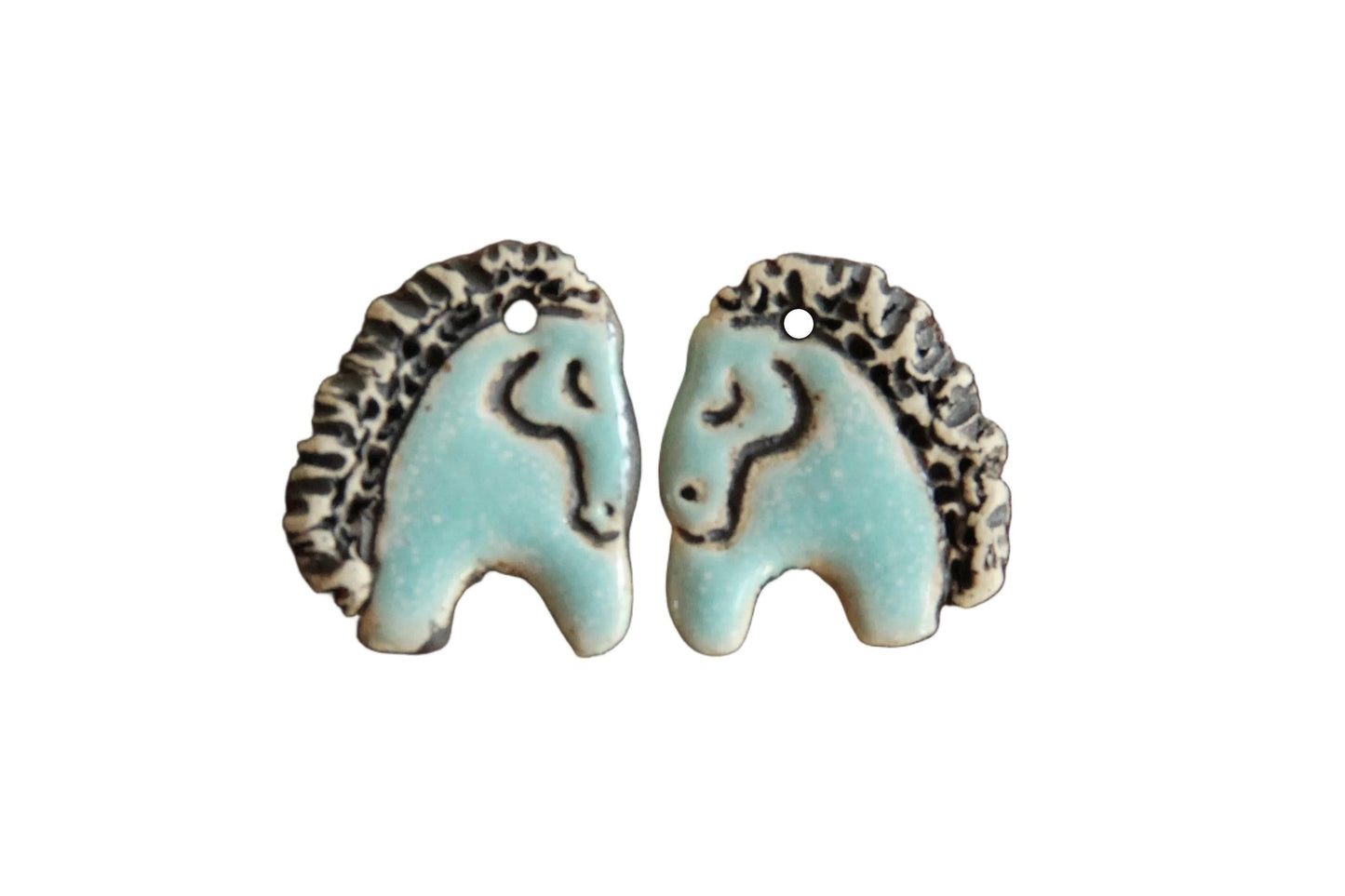 Adorable Turquoise Horses Earring Pair