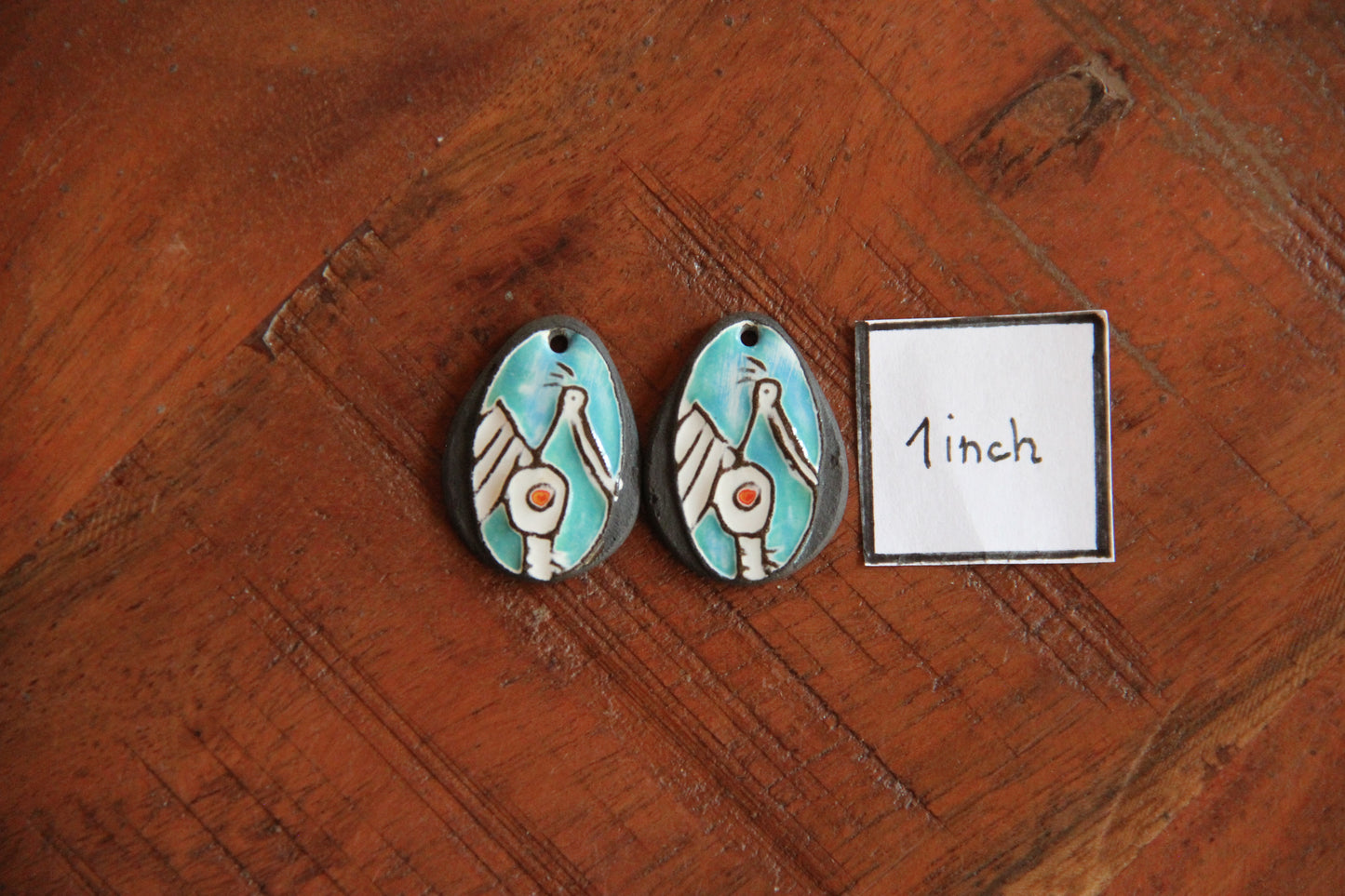 CRANE... Earring Pair