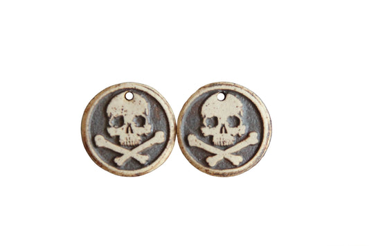 SKULL... rustic brown