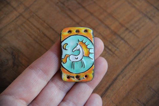 Horse under the Moon - bracelet bar