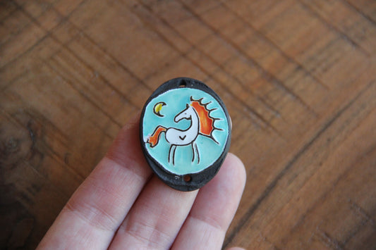 Horse under the Moon - bracelet bar
