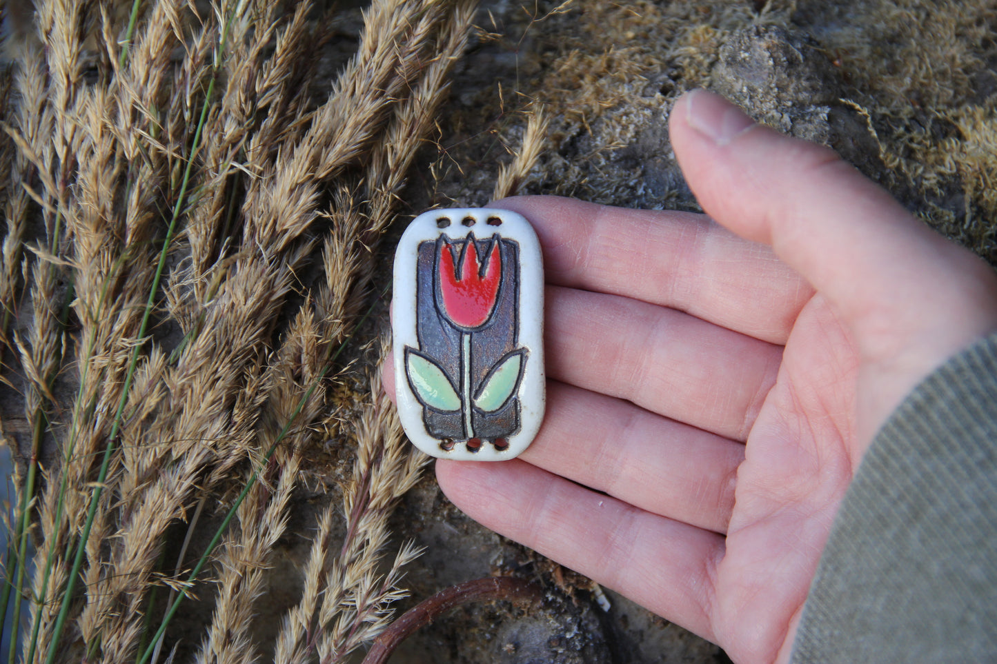 Tulip Flower - bracelet bar