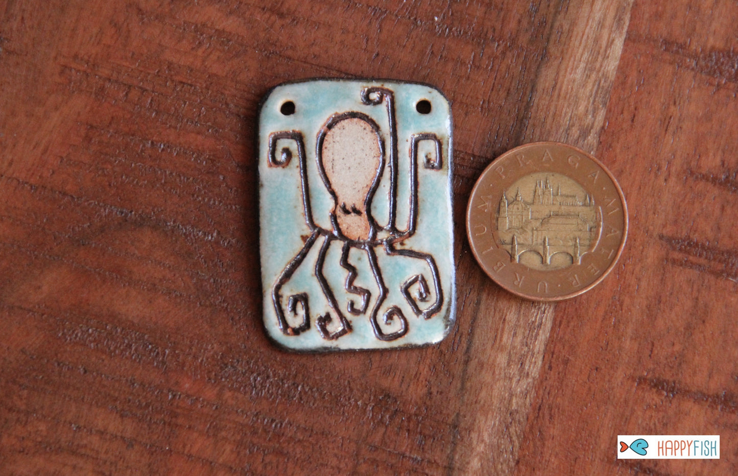 OCTOPUS... Rustic Stoneware Pendant