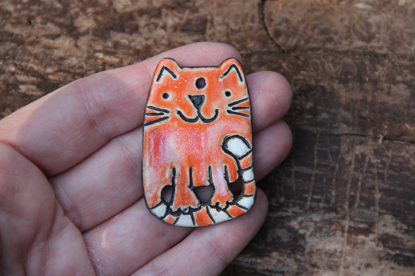 Ceramic KITTY Pendant